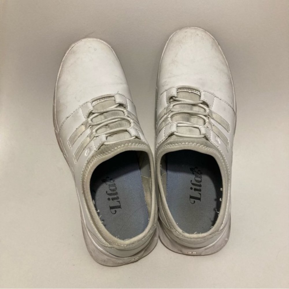 Lila Karina Water Resistant White Sneakers